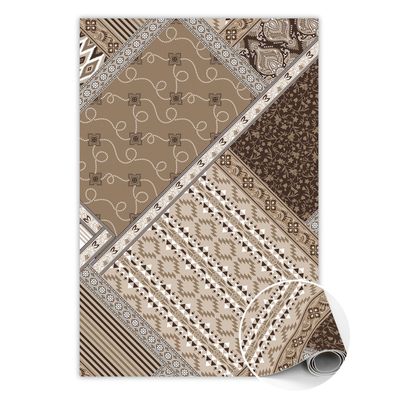 Pvc Teppich Zum Wohnzimmer Tulup Beige klassischer Mix Bodenmatte