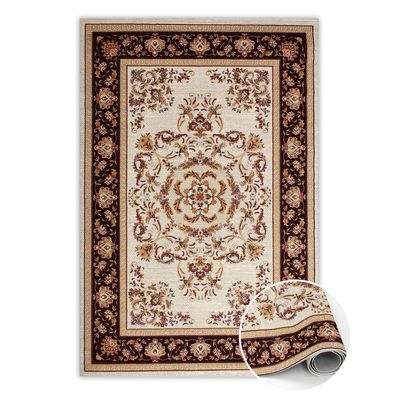 Pvc Teppich Zum Wohnzimmer Tulup Braun klassischer Stil Bodenmatte