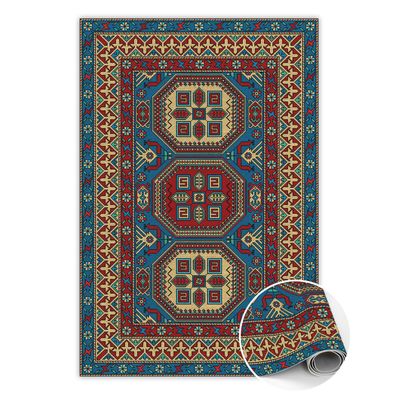 Vinyl Teppich Zum Schlafzimmer Tulup Rot volksmuster Bodenmatte