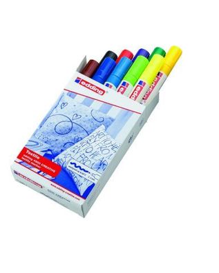 Edding Textilmarker 4500 10er-Faltschachtel sortiert basic