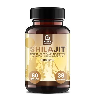 Pure Passion® Mumijo Shilajit 1000mg hochdosiert - Stärkung des Immunsystems