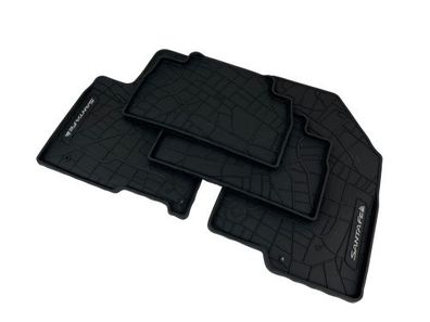 Original Hyundai Gummimatten Fussmatten schwarz Santa Fe TM Gummi Logo Bj 2018
