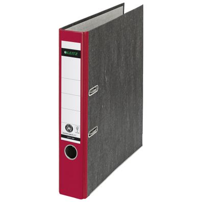 LEITZ 1050 Ordner A4 Wolkenmarmor 52 mm rot