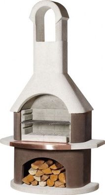 Buschbeck Gartenkamin St. Moritz BBQ Kohlegrill Holzgrill Grillkamin Grill