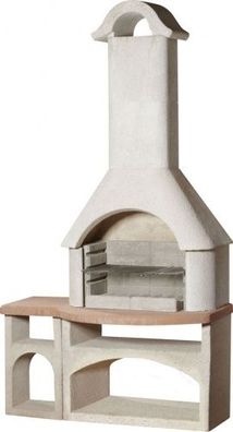 Buschbeck Gartenkamin Bozen BBQ Kohlegrill Holzgrill Grillkamin Grill