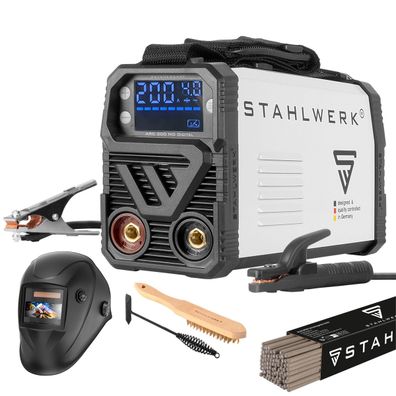 Stahlwerk Schweißgerät ARC 200 MD Digital Vollausstattung - Inverter 200 Ampere