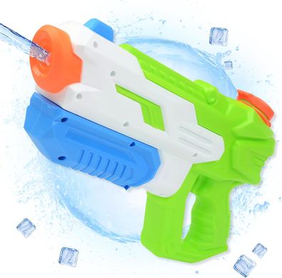 Wasserpistole Kinder & Erwachsene, 650ml, große Reichweite, Schwimmbad Blau