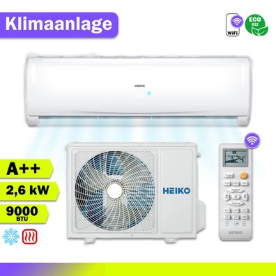HEIKO BRISA Split-Klimaanlage Wandgerät 2,6?kW