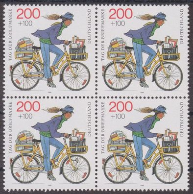 BRD 1995 postfrisch vierer Block Michel-Nr. 1814 Tag der Briefmarke