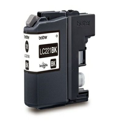 Original Brother LC-221BK LC-221BKBP Tinte schwarz