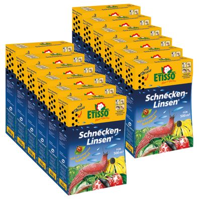 12 x ETISSO® Schnecken-Linsen®, 300 g in Streu-Faltschachtel