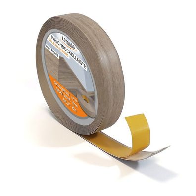 Weichsockelleiste selbstklebend, Winkelleiste 18 + 18 mm