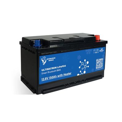 Ultimatron Lithium Batterie LiFePO4 12.8V 150Ah Smart BMS mit Bluetooth Wohnmobi
