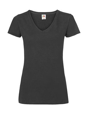 Fruit of the Loom Damen T-Shirt Lady-Fit Valueweight V-Neck 61-398-0 NEU