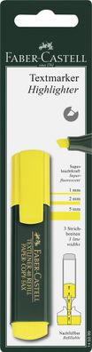 Faber Castell Textmarker TL 48 5, 2, 1 mm gelb Blister