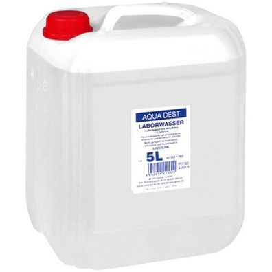 Aqua Dest-Laborwasser 5 Liter