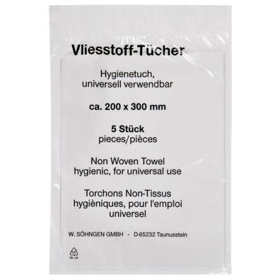 Vliestücher 200 x 300 mm (5 Stk.)