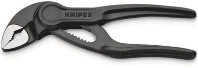KNIPEX 87 00 100 BK Cobra® XS Rohr- und Wasserpumpenzange 100 mm aufgeprägte,