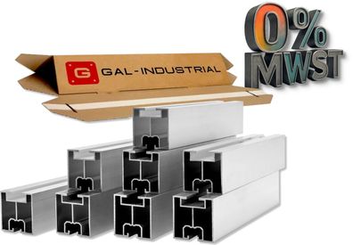 Solarschiene Aluminium Solarprofil , Auswahl DER LÄNGE, Photovoltaik 0% MwSt