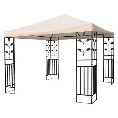 Ersatzdach mit PVC-Beschichtung - Farbe: beige - Pavillon Dach