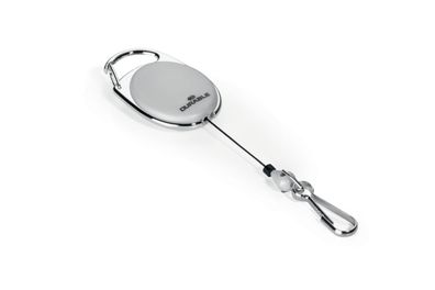 Durable JoJo STYLE grau Metall mit Federhaken & 80cm Band 8327 10