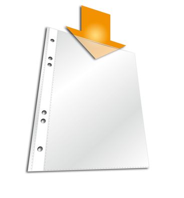Durable Prospekthüllen PP A5 25Stk 2650 19 Klarsichthülle