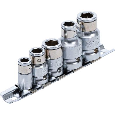 Bit-Adapter-Satz mit Haltekugel Innenvierkant (1/4") (3/8") (1/2") 5-tlg