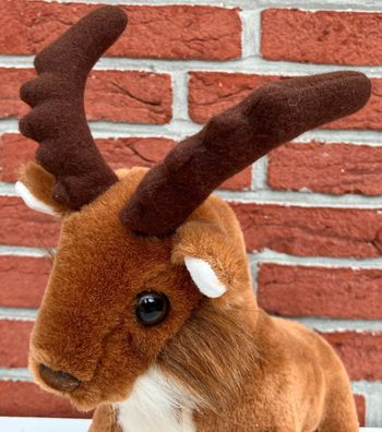 Clemens Spieltiere Steinbock sitzend Braun Plüschtier Stofftier 38cm NEU!