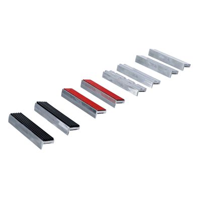 BGS Schraubstock Schutzbacken Satz 125 x 25 mm 8-tlg. Alu Magnet Backen