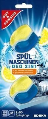 G&G 2in1 Geschirrspüler Duft - 2 Stück