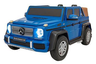Mercedes Benz Maybach G650 XXL MP4 High Speed 15Km/h - blau - Kinder Elektroauto