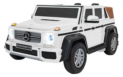 Mercedes Benz Maybach G650 XXL MP4 High Speed 15Km/h - weiß - Kinder Elektroauto