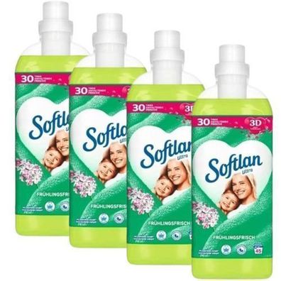 Softlan Frühlingsfrisch Weichspüler – 4 x 45 Waschladungen