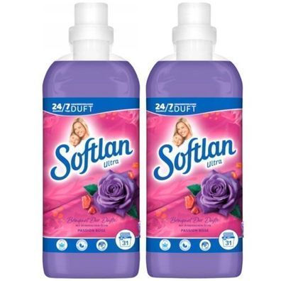 Softlan Leidenschaft Rose Weichspüler 2x650 ml