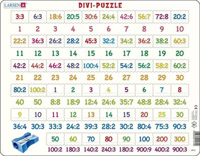 Lernpuzzle - Rechnen lernen - Division