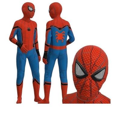 Spider-Man Anzug Cosplay Kostüm Party Jumpsuit Taillierte Kinderkleidung