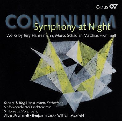 Marco Schädler: Continuum - Symphony at Night - Carus - (CD / C)