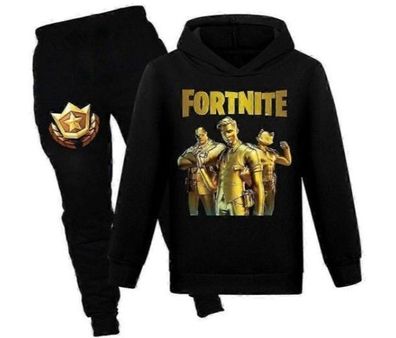 Fortnite Printed Kinder Jungen Mädchen Kapuzensweatshirt Hoodie