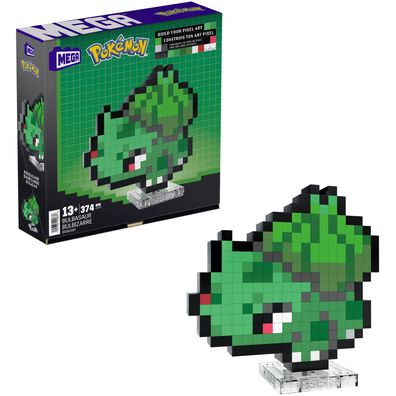 MEGA Pokémon Bisasam Pixel Art - MegaBloks HTH75 - (Spielzeug