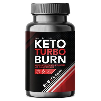 Saint Nutrition® Keto Turbo Burn - schnell abnehmen - Stoffwechsel beschleunigen