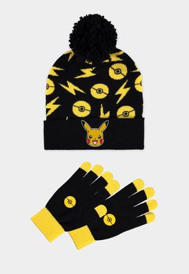 Pokémon - Men's Giftset (Beanie & Knitted Gloves) - Difuzed GS