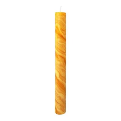 Handgeknetete Stabkerze natur (200x25mm)