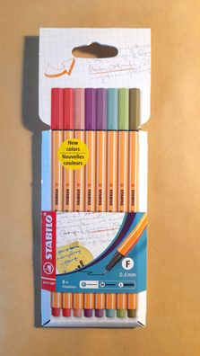 Stabilo Point 88 Fineliner pastell