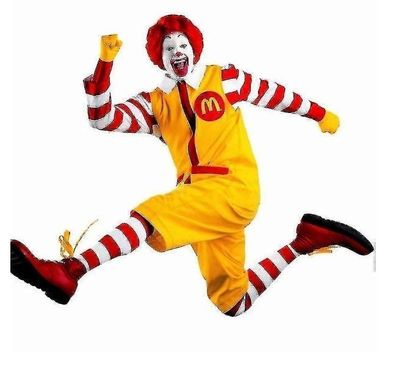Mcdonald´s Cosplay Kostüm Halloween Karneval Erwachsene