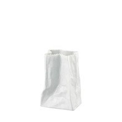 Rosenthal Tütenvase Weiss glasiert Vase 14 cm 13581-100100-26014