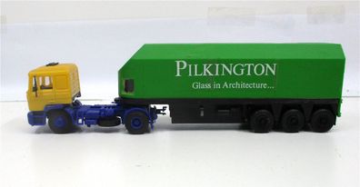 Kibri 1/87 MAN Zugmaschine Pilkington Glastransportauflieger o. OVP (3465k)