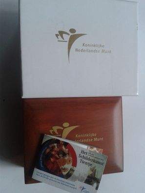 Etui, Zertifikat und Umverpackung für 10 euro 2011 Niederlande Het Schilderkunst