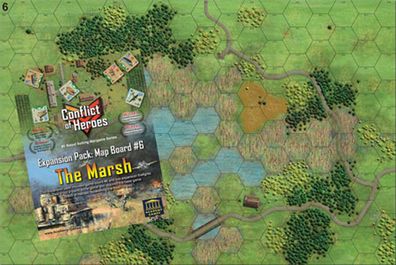 Conflict of Heroes - The Marsh 3. Edition Erweiterung (en)