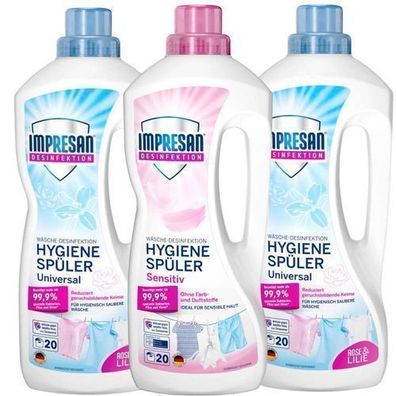 Impresan Universal Hygienespülung Set, 3x20 Waschgänge