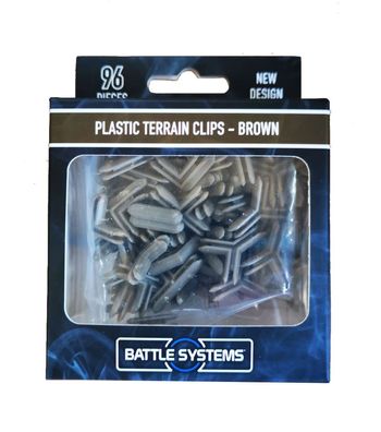 Battle Systems - Plastic Terrain Clips - Brown